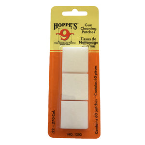 Hoppe's 9 - Cleaning Patches (60pk)  .22 - .270 Caliber