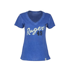 Women's Ruger T-Shirt - V-Neck Royal Blue