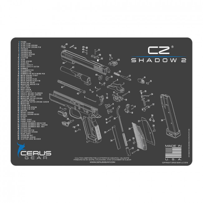 Cerus Gear - CZ Shadow 2 Schematic Handgun Promat