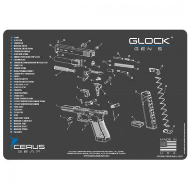 Cerus Gear - Glock Gen 5 Schematic Handgun Promat