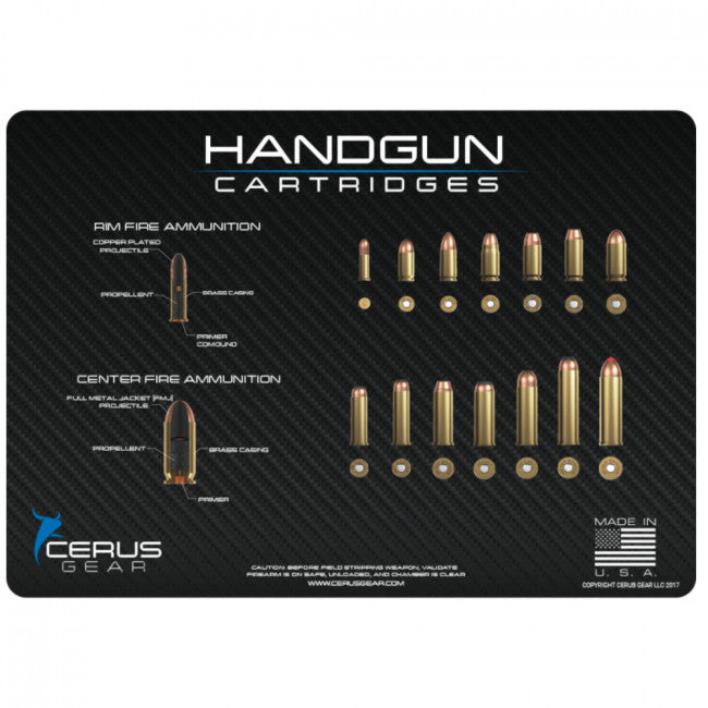 Cerus Gear - Top Handgun Cartridges Promat