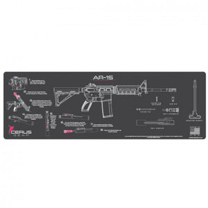 Cerus Gear - AR-15 Instructional Promat / Grey + Pink