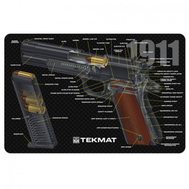 Tekmat - 1911 3D Cutaway Cleaning Mat 11