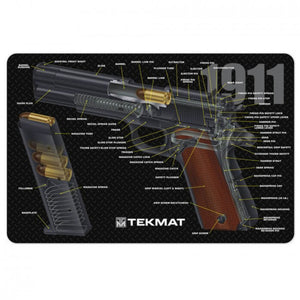 Tekmat - 1911 3D Cutaway Cleaning Mat 11" x 17"