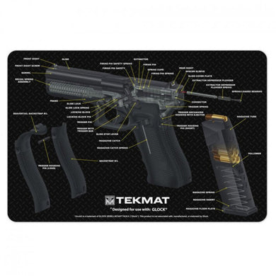Tekmat - Glock 3D Cutaway Cleaning Mat 11