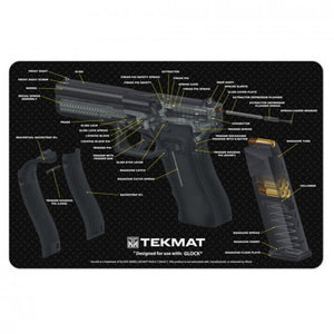 Tekmat - Glock 3D Cutaway Cleaning Mat 11" x 17"