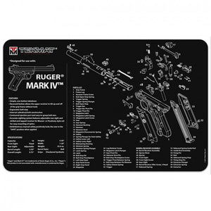 Tekmat - Ruger Mark IV Cleaning Mat 11" x 17"